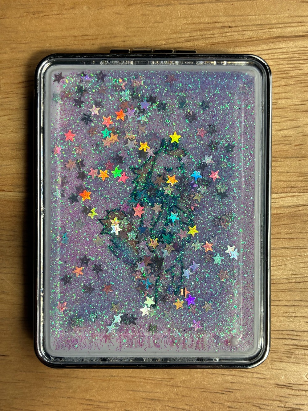 Magical Unicorn Glitter Liquid Compact Mirror 🦄✨ - Picture 4 of 11